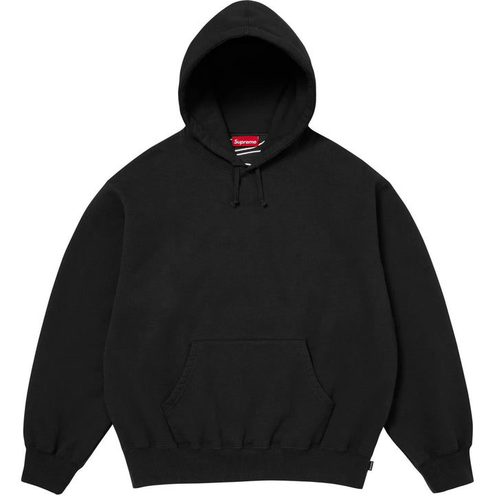Supreme Satin Applique Hooded Sweatshirt & Sweatpant Set Black FW25