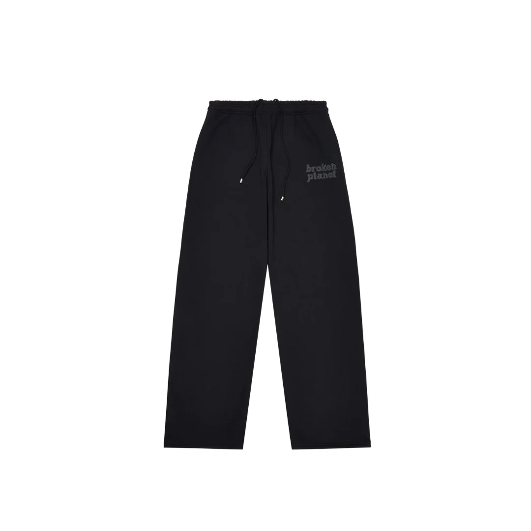 BROKEN PLANET MIDNIGHT BLACK / BLACK STRAIGHT LEG SWEATPANTS