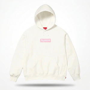 Supreme Box Logo Hooded Sweatshirt 'White'