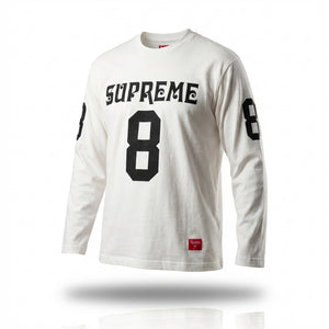 Supreme Affiliated L/S Football Top 'White'