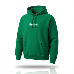 Supreme Box Logo Hooded Sweatshirt 'Green'