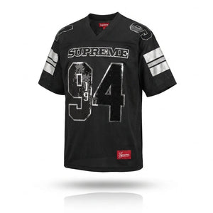 Supreme Sequin Football Jersey 'Black'