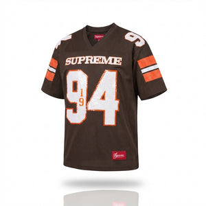 Supreme Sequin Football Jersey 'Brown'