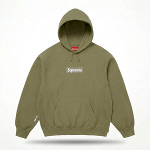 Supreme Box Logo Hooded Sweatshirt 'Light Olive'