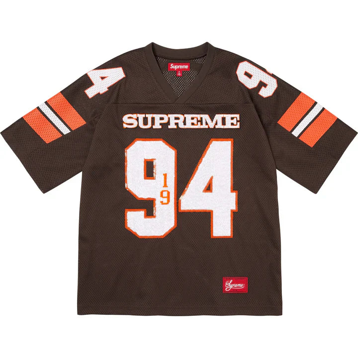 Supreme Sequin Football Jersey Brown – HOODLUMS UK
