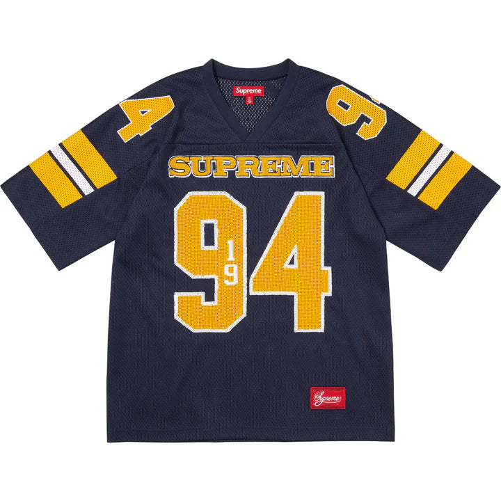 Supreme Sequin Football Jersey Navy – HOODLUMS UK