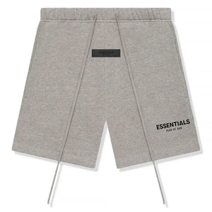 Fear of God Essentials Shorts 'Dark Heather Oatmeal' (SS22)