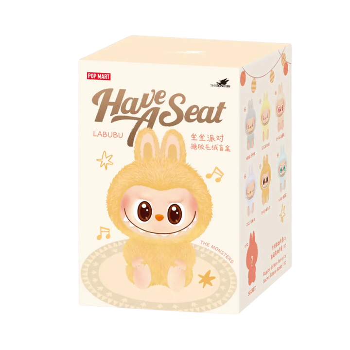 POP MART LABUBU THE MONSTERS HAVE A SEAT SERIES VINYL PLUSH PENDANT - CASE OF 6