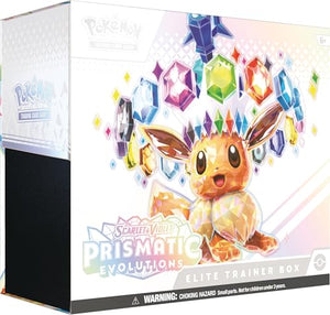 Pokemon TCG Scarlet & Violet Prismatic Evolutions Elite Trainer Box
