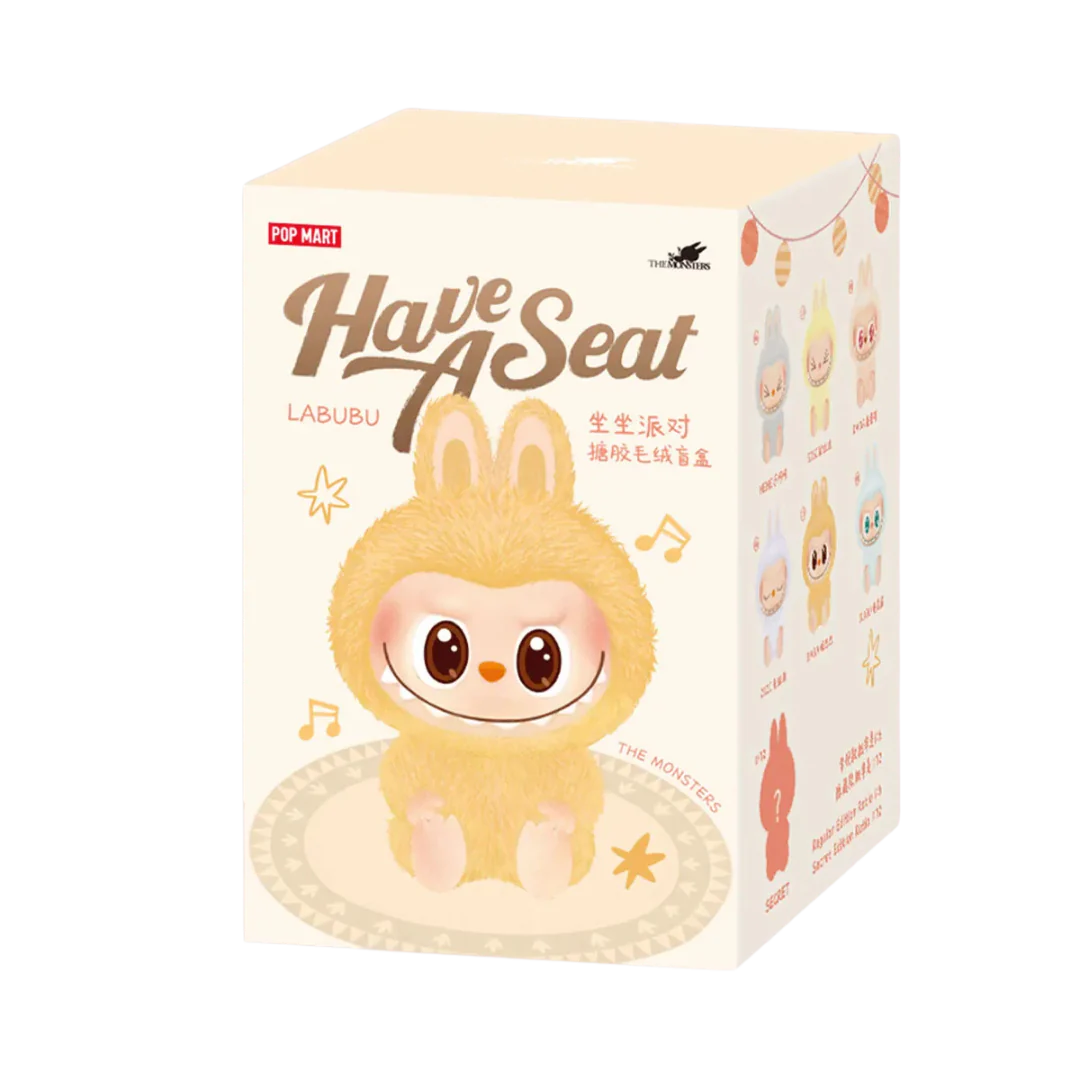 POP MART LABUBU THE MONSTERS HAVE A SEAT VINYL PLUSH BLIND BOX
