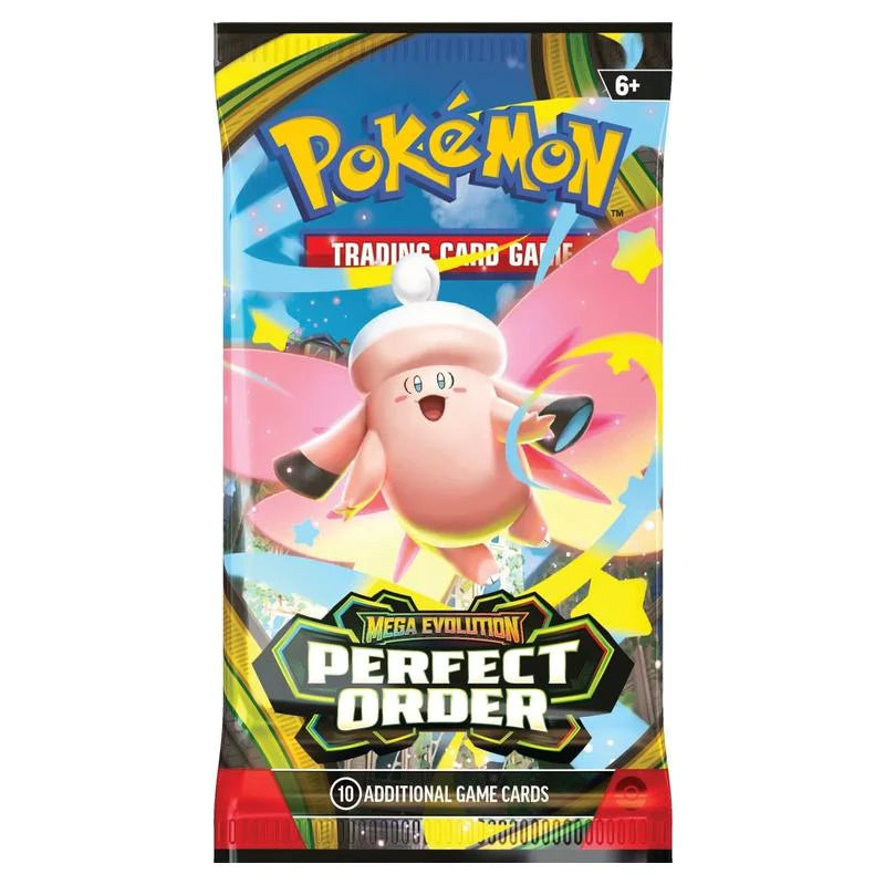 Pokemon TCG Mega Evolution 'Perfect Order' Booster Bundle (6 Packs)