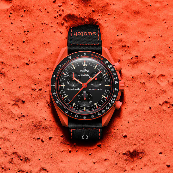 Swatch x Omega Bioceramic MoonSwatch 'Mission on Earth - Lava'