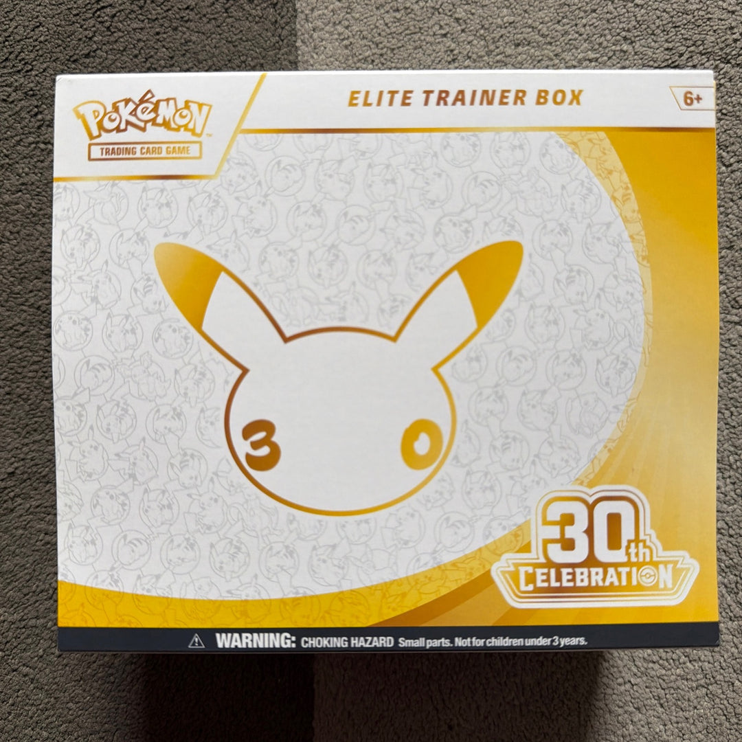 Pokémon TCG: 30th Celebration Elite Trainer Box – *UNSEALED*