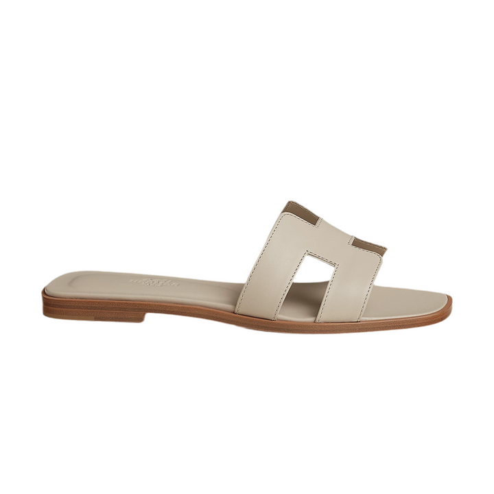 Hermès Paris Oran White Sandal