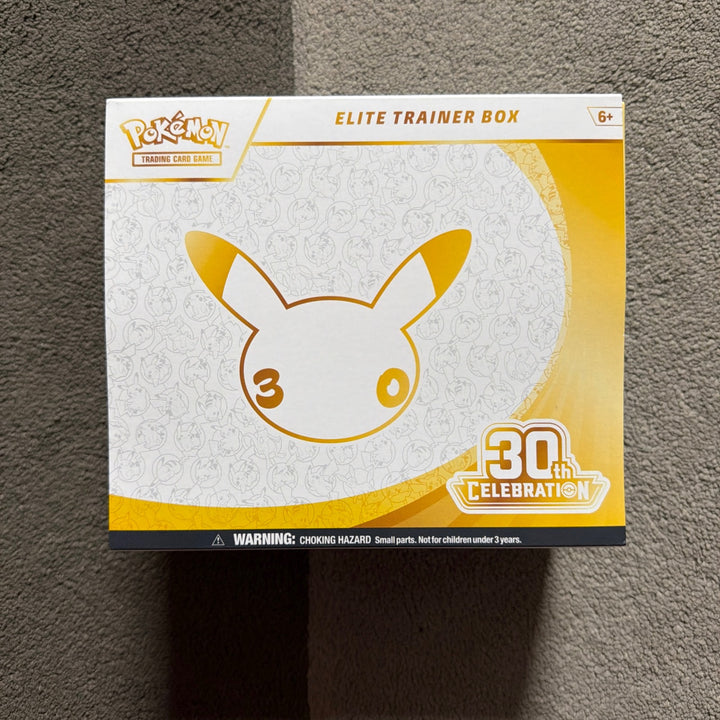 Pokémon TCG: 30th Celebration Elite Trainer Box – *UNSEALED*