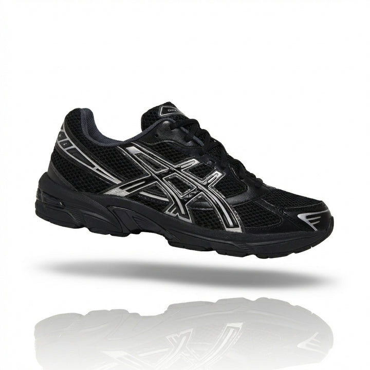 ASICS Gel-1130 Black Pure Silver - Retro Running Sneaker | HOODLUMS UK