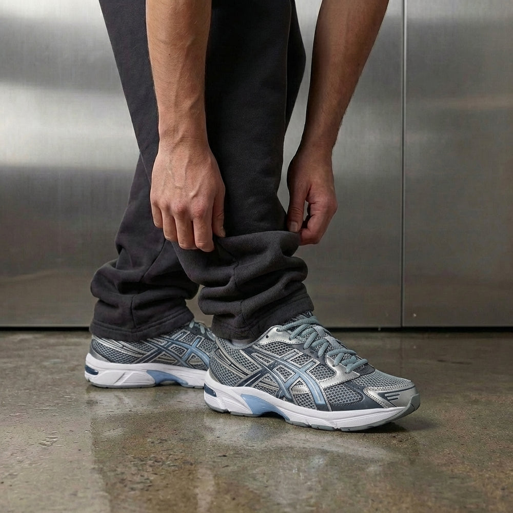 ASICS Gel-1130 Gravel Pure Silver - Retro Running Sneaker | HOODLUMS UK