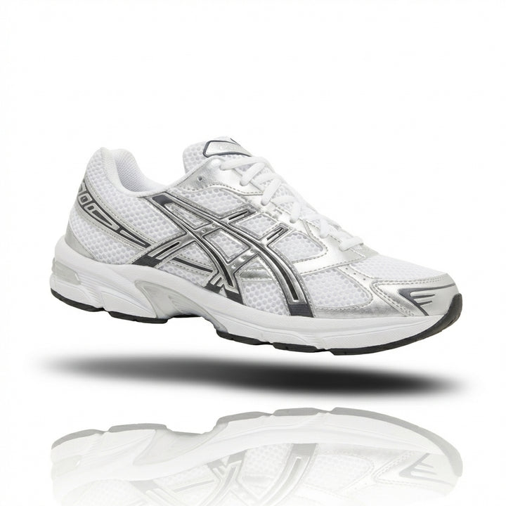 ASICS Gel-1130 White Pure Silver - Retro Running Sneaker | HOODLUMS UK