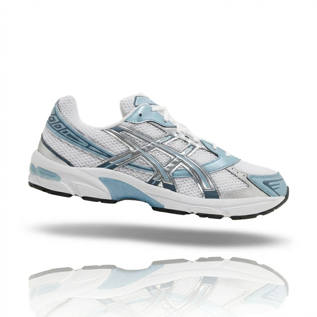ASICS Gel-1130 White Shark Skin - Retro Running Sneaker | HOODLUMS UK