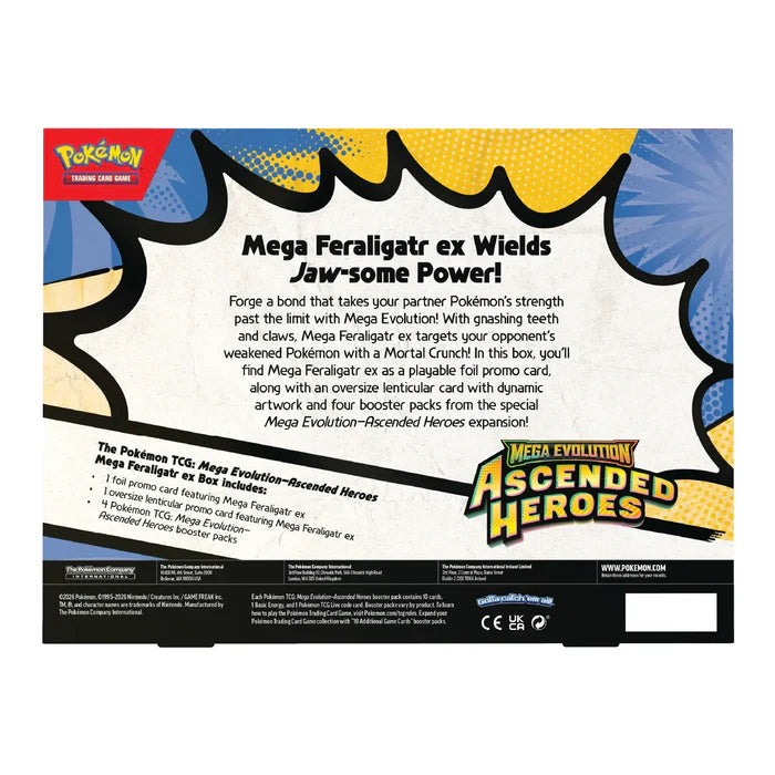Pokémon TCG: Mega Evolution - Ascended Heroes Mega Feraligatr Ex Box