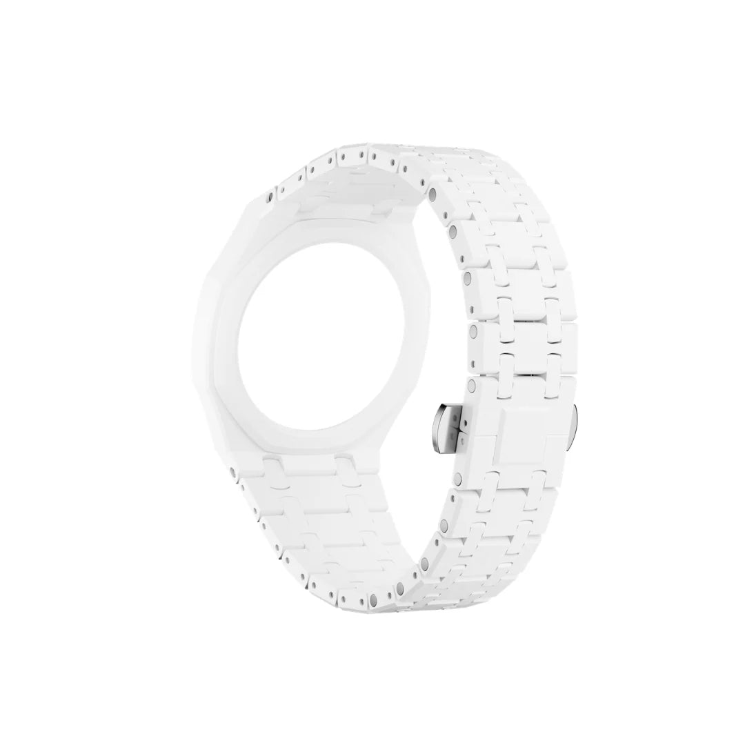 Swatch X Audemars Piget Royal Pop Bioceramic Watch Strap 'Huit Blanc'