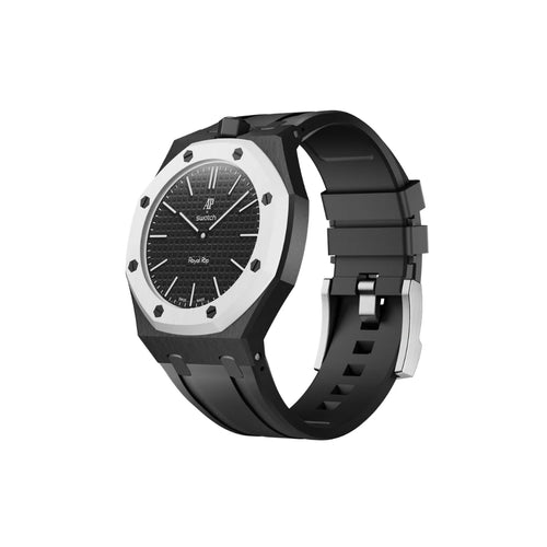 Swatch X Audemars Piguet Royal Pop Silicone Watch Strap 'Ochro Negro'