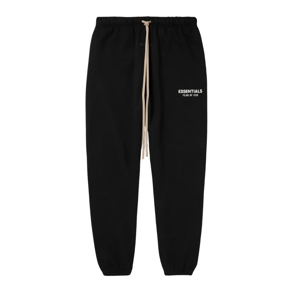 FEAR OF GOD ESSENTIALS BLACK TRACKSUIT (FW24)