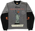 Bottega Desires Nights In NY Layered Long-Sleeve 'Black'