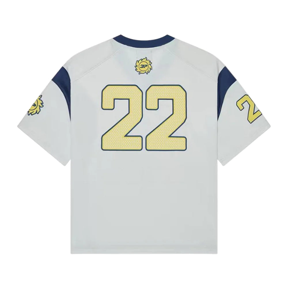 Broken Planet Football Jersey - White / Blue