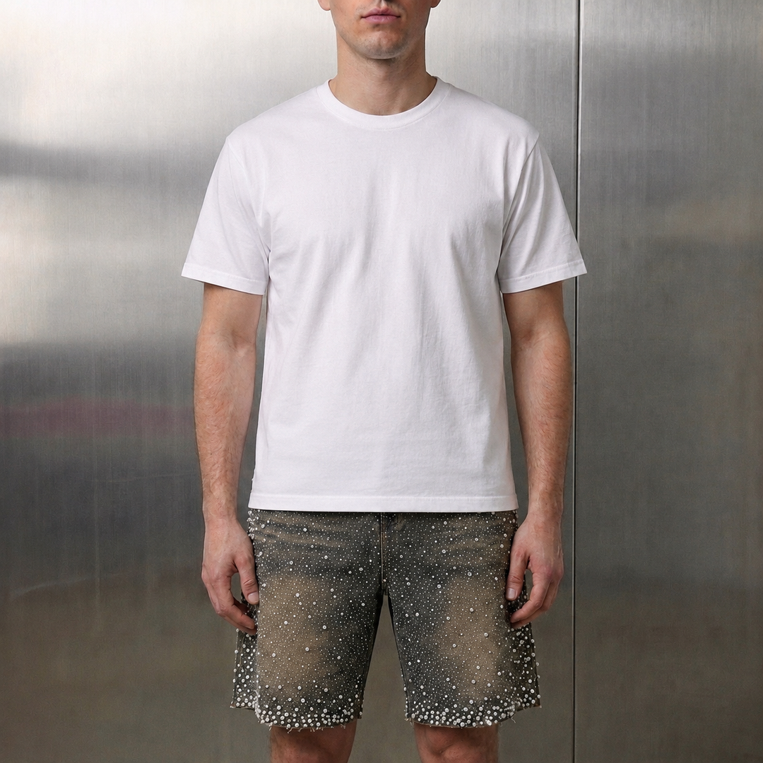 Vale Forever Rainstorm Jorts 'Mid Wash'
