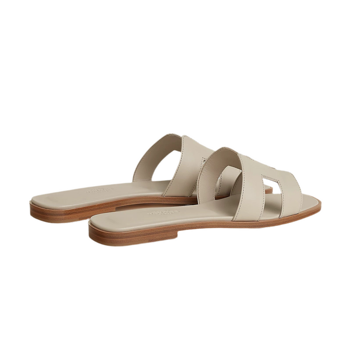 Hermès Paris Oran White Sandal