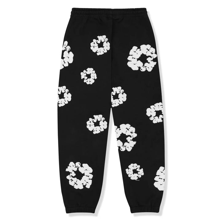 Denim Tears The Cotton Wreath Sweatpants 'Black'