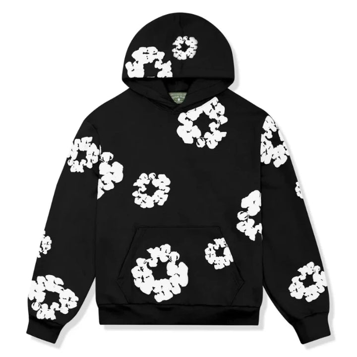 Denim Tears The Cotton Wreath Black Sweatshirt