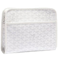 Goyard Jouvence Toiletry Bag MM White