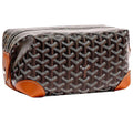 Goyard Boeing 25 Toilet Bag Black/ Tan