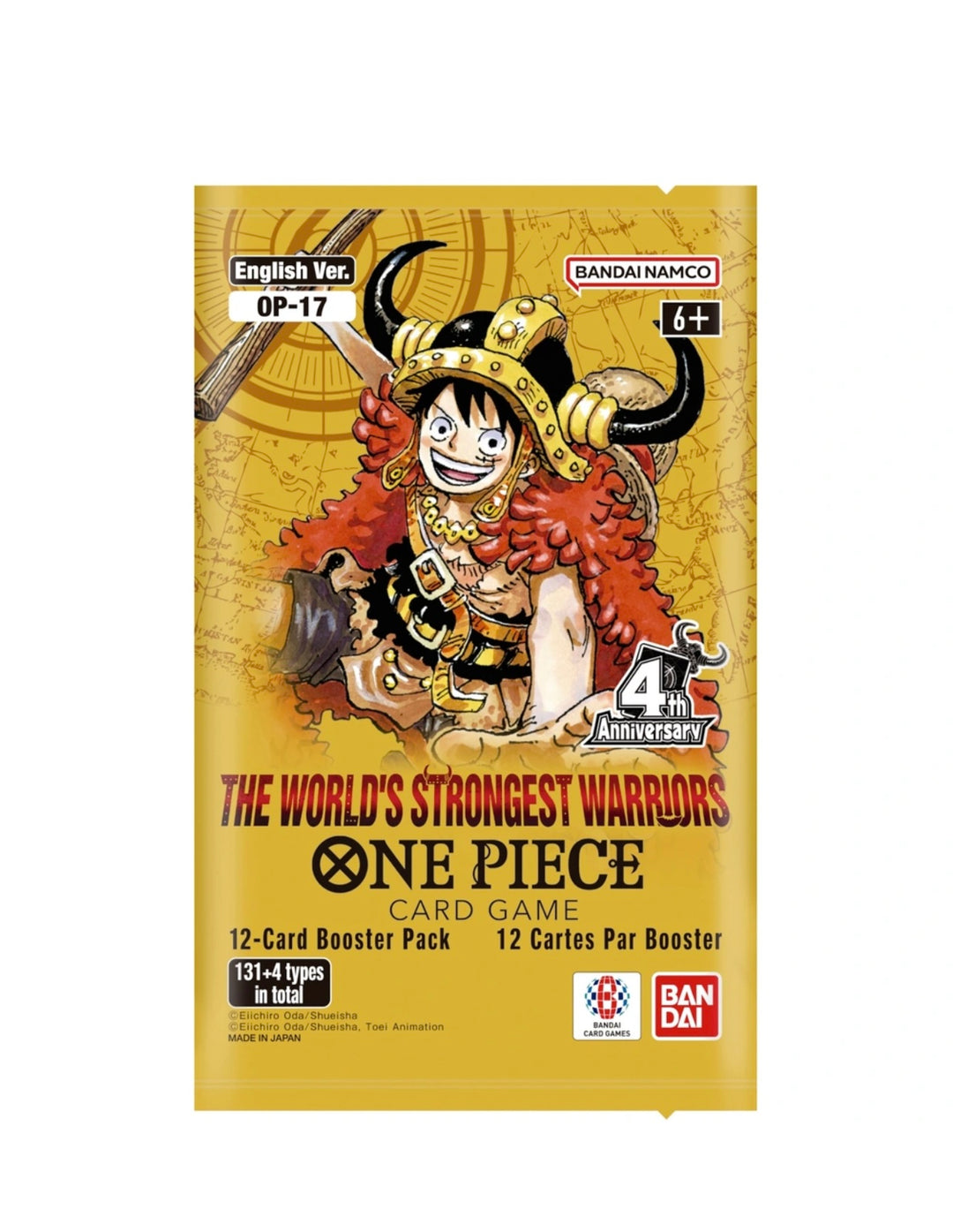 One Piece Card Game: Booster Pack - OP17 The World's Strongest Warriors - Booster Box