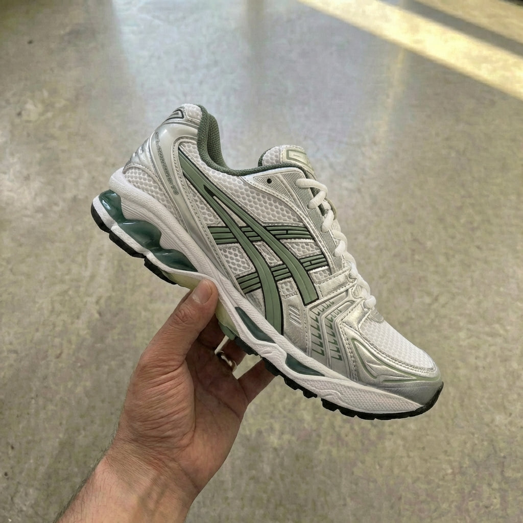 Asics Gel-Kayano 14 'White Pure Silver Slate Grey Sage'