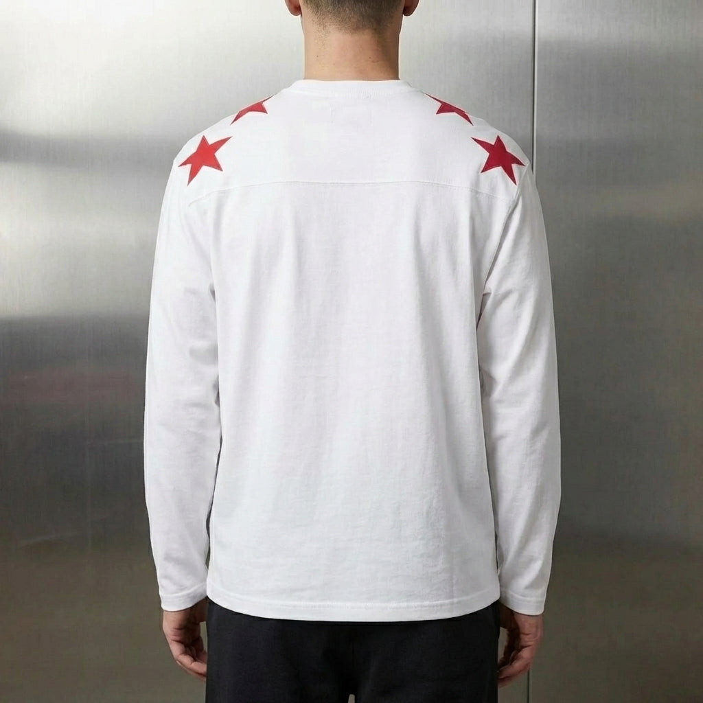 Supreme x Playboy L/S Football Top White | Collab | HOODLUMS UK