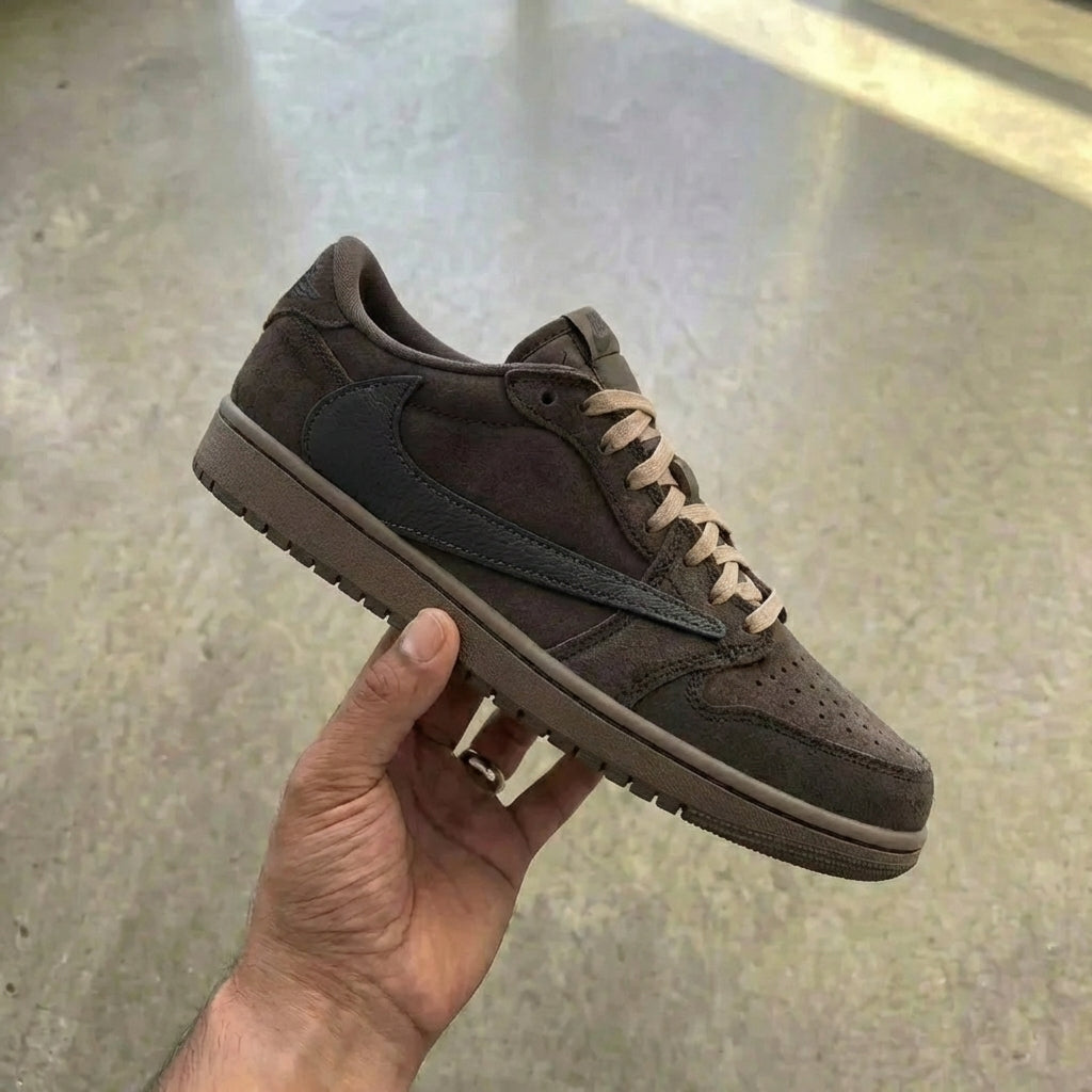 Travis Scott x Jordan 1 Low OG SP 'Velvet Brown'