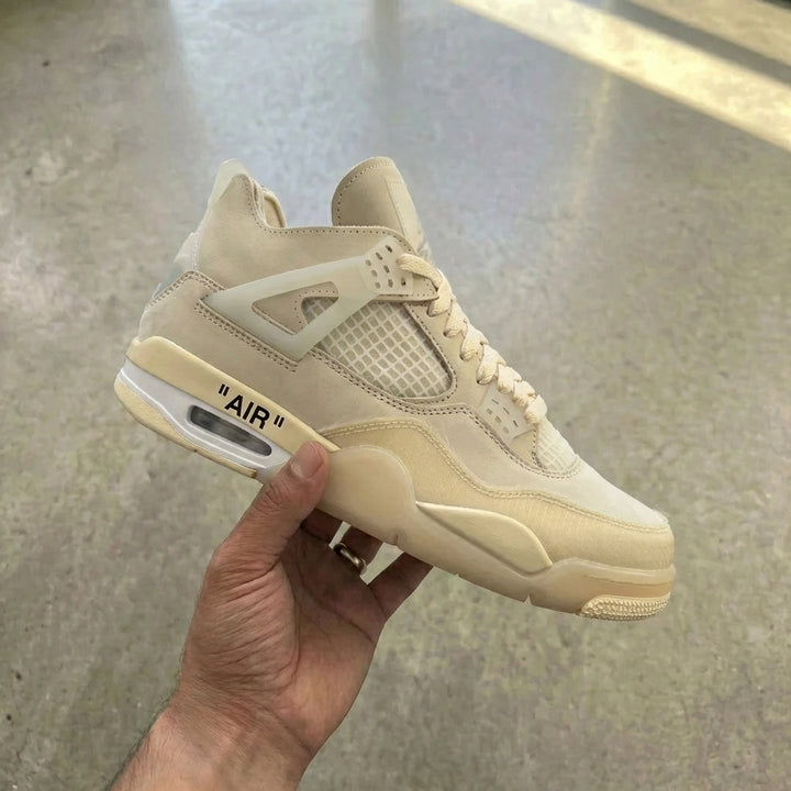 Off-White x Air Jordan 4 Retro SP 'Sail' (W)