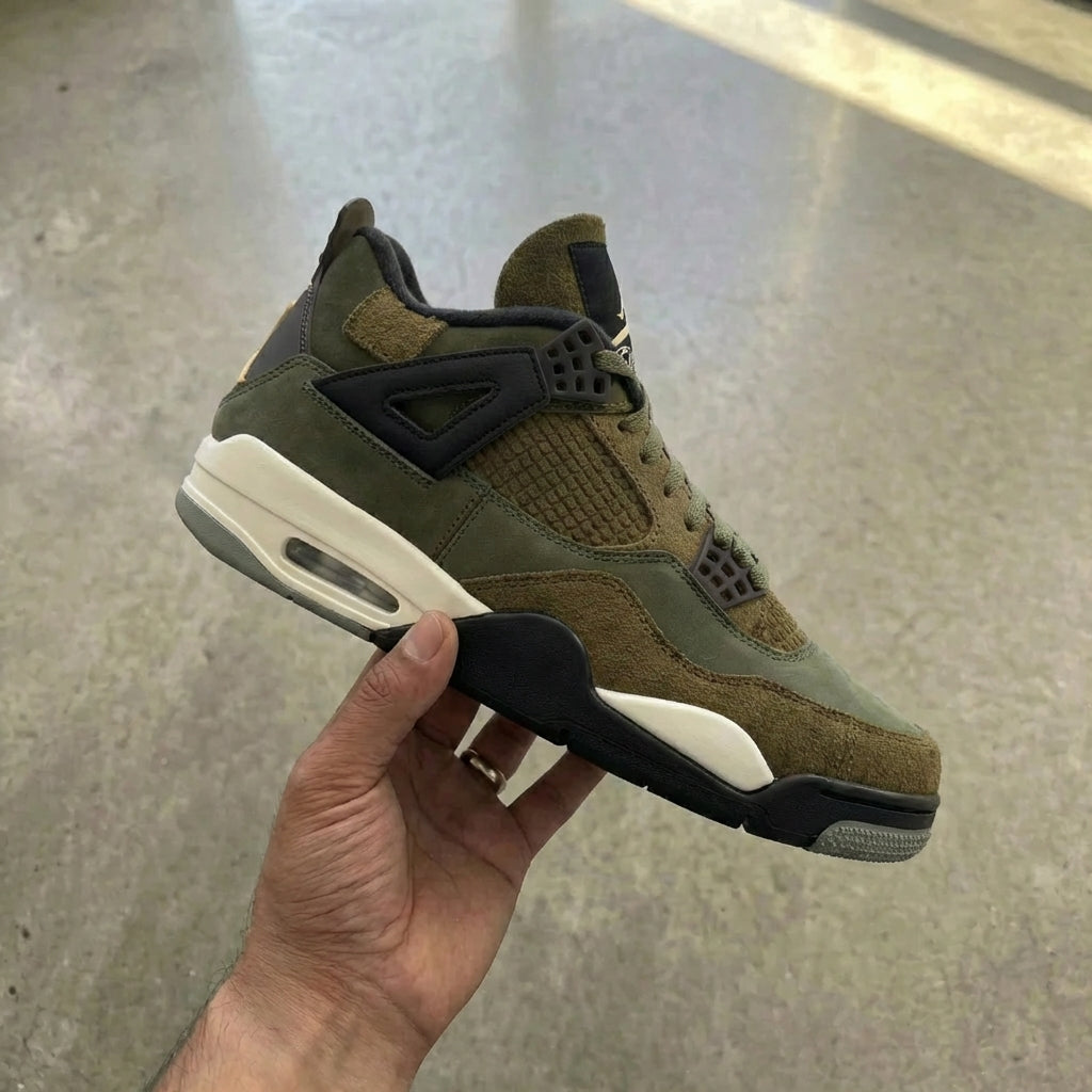 Air Jordan 4 Retro SE Craft 'Olive'