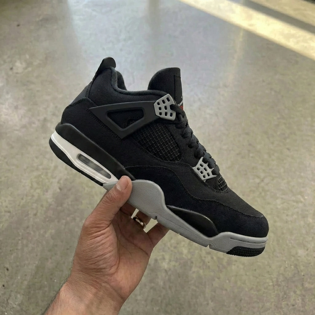 Air Jordan 4 Retro SE 'Black Canvas'