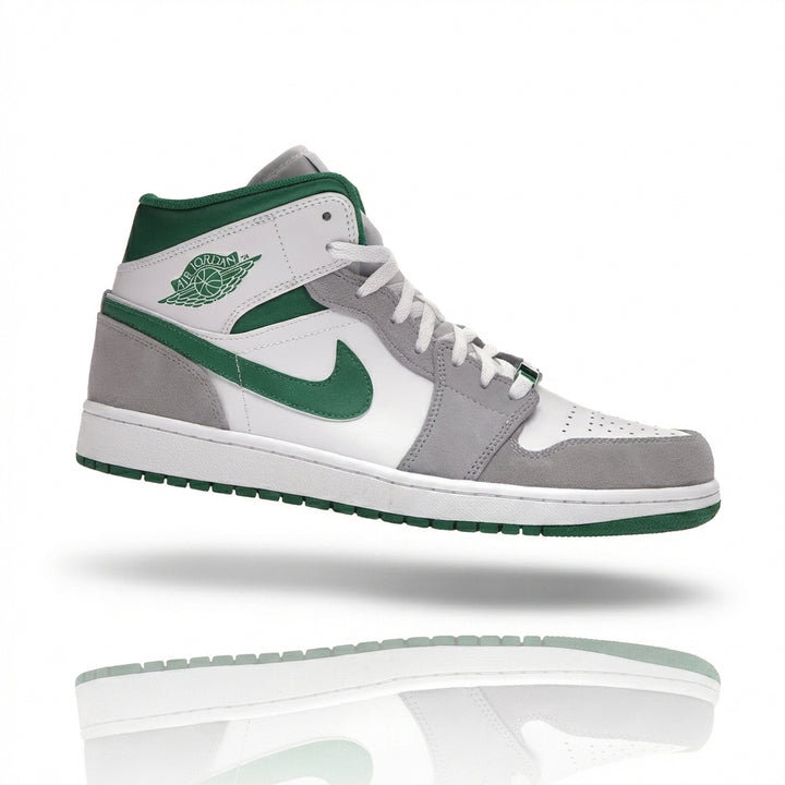 Air Jordan 1 Mid 'Grey Green' (GS)
