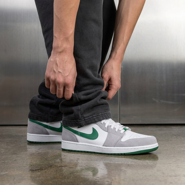 Air Jordan 1 Mid 'Grey Green' (GS)
