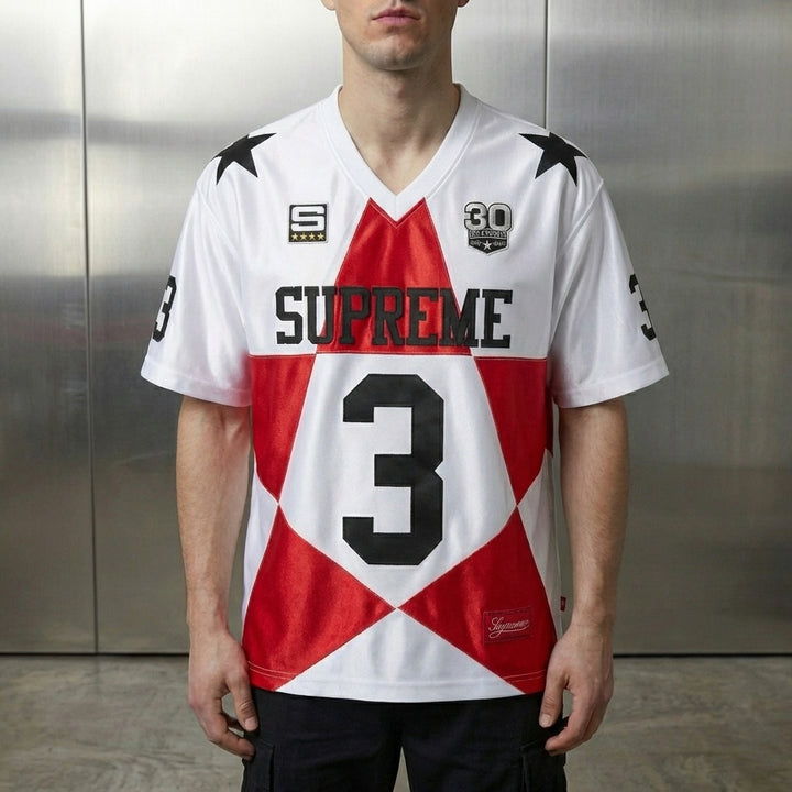 Supreme Star Football Jersey 'White'