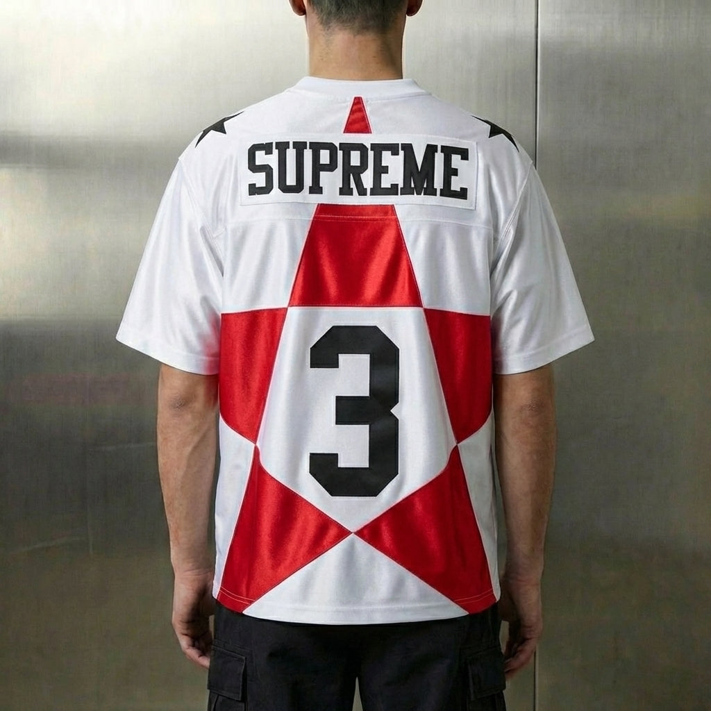 Supreme Star Football Jersey 'White'