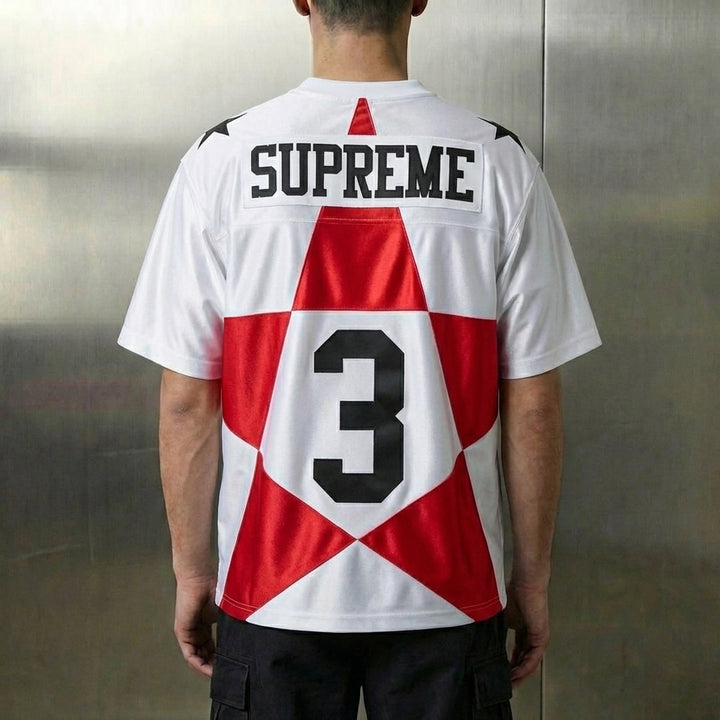 Supreme Star Football Jersey 'White'