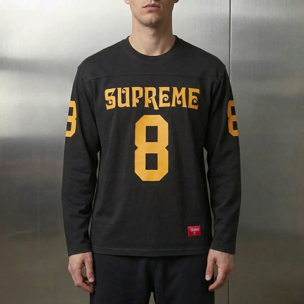 Supreme Affiliated L/S Football Top 'Black'