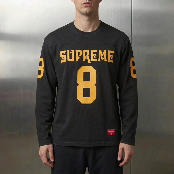 Supreme Affiliated L/S Football Top 'Black'