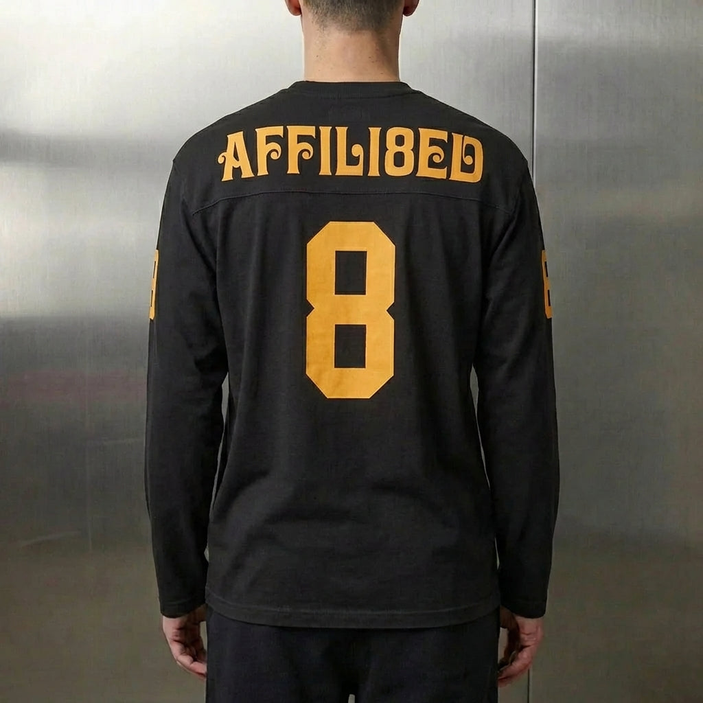 Supreme Affiliated L/S Football Top 'Black'